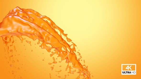 Fountain Orange Juice Splash
