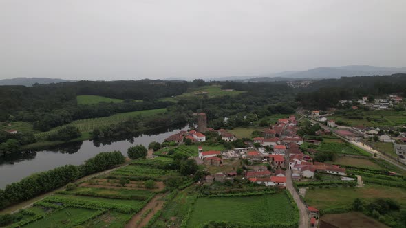 Castle of Lapela, River Minho, Monção Portugal