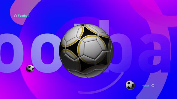 Typography Football Sports Background Blue alt