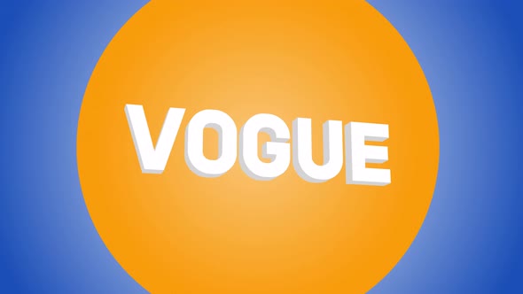 Vogue 3D Transition 4k