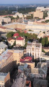 Kyiv Ukraine Aerial View of the City