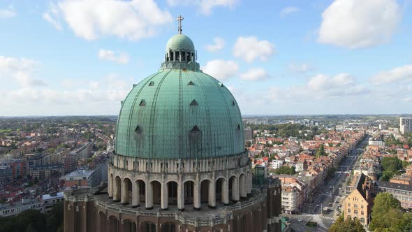 The cupola of the Basilica of the Sacred Heart