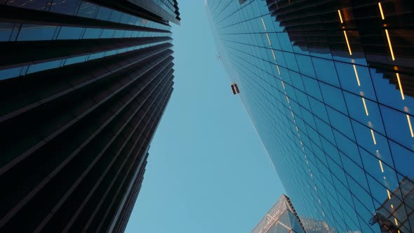 Skyscrapers in the City of London, England, UK