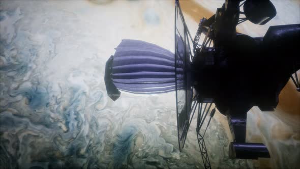 Galileo Spacecraft Orbiting Jupiter alt