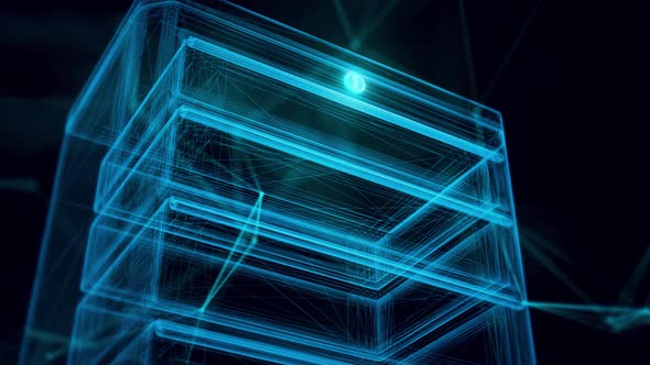 Shop Drawer Hologram Close Up 4k alt