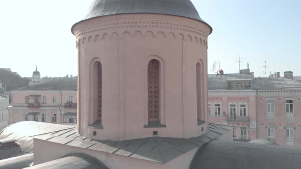Church of the Tithes. Aerial. Kyiv.Ukraine