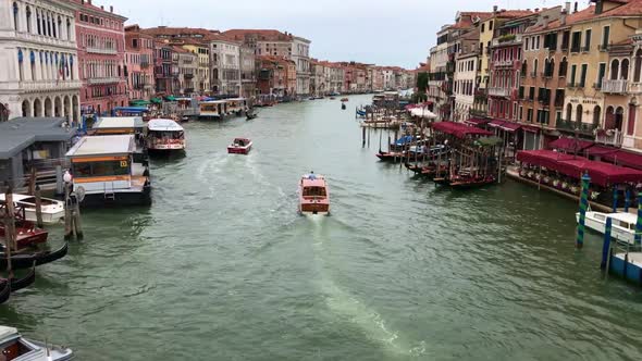 Venice  Fabulous City on the Water with Gondolas and Old Architecture Buildings