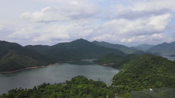 Aerial View of Thousand Island Lake, China