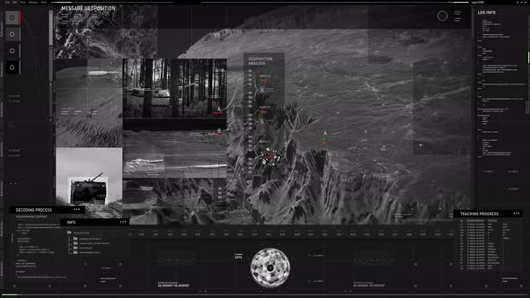 Military Spy Analysis System Calculating Coordinates Of Enemy Armored Vehicles alt