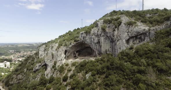 Beautiful Scenery Of The Famous Buraco Roto, A Cave Located In The Plateau Of Sao Mamede, In The Par