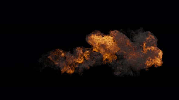 Smoke And Flames Alpha Channel 4k alt