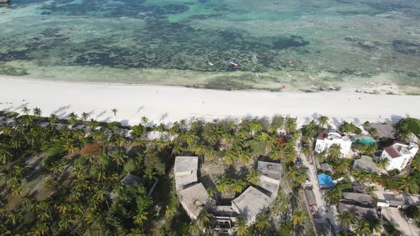 Beach on Zanzibar Island Tanzania Slow Motion