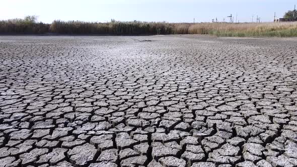 Dried up lake