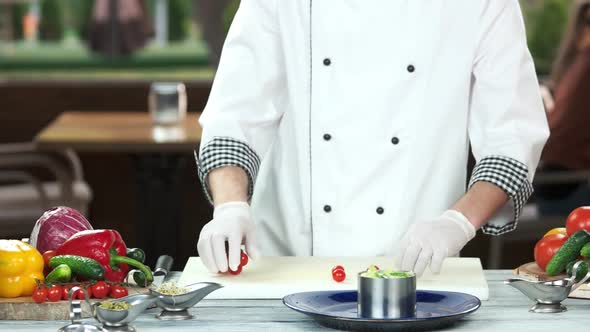 Chef Preparing Food