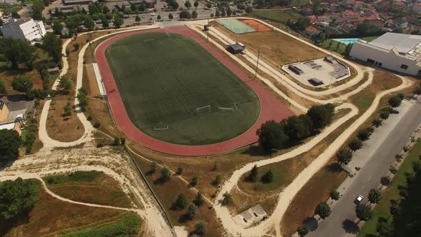 Sports Complex Aerial View