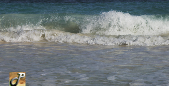 Waves In Tulum Beach Mexico