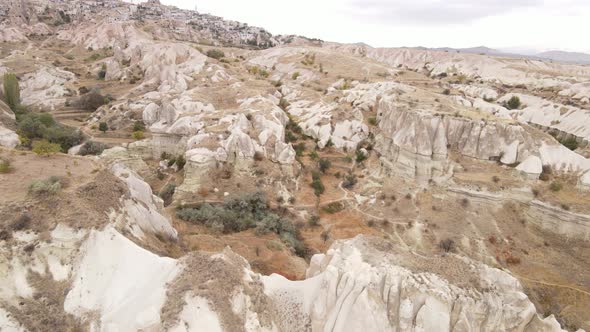 Aerial View Cappadocia Landscape