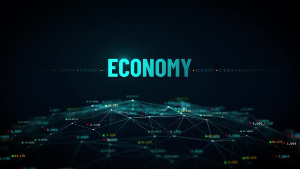 Economy Digital Globe Animation 4K