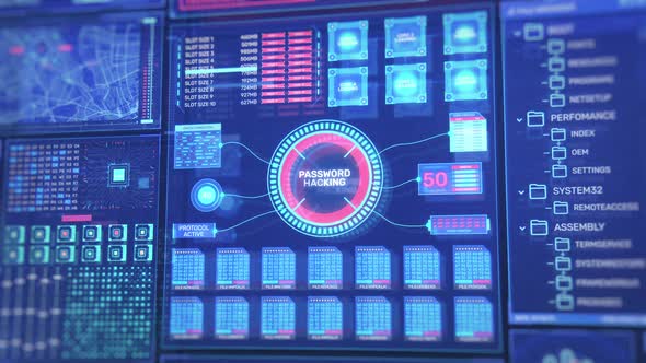 Technology Digital HUD Animation