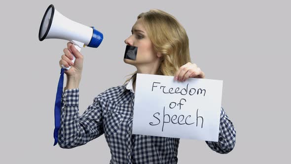 Freedom of Speech Concept