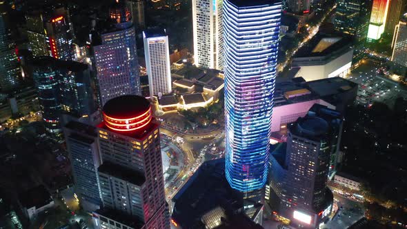 Nanjing City, Jiangsu Province, urban construction landscape