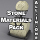 171 Standard Stone Materials Pack AIO for C4D - 3DOcean Item for Sale