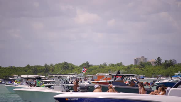 4k Video Miami Boat Traffic