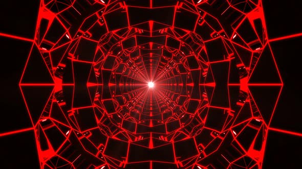 Red Kaleidoscope Background alt
