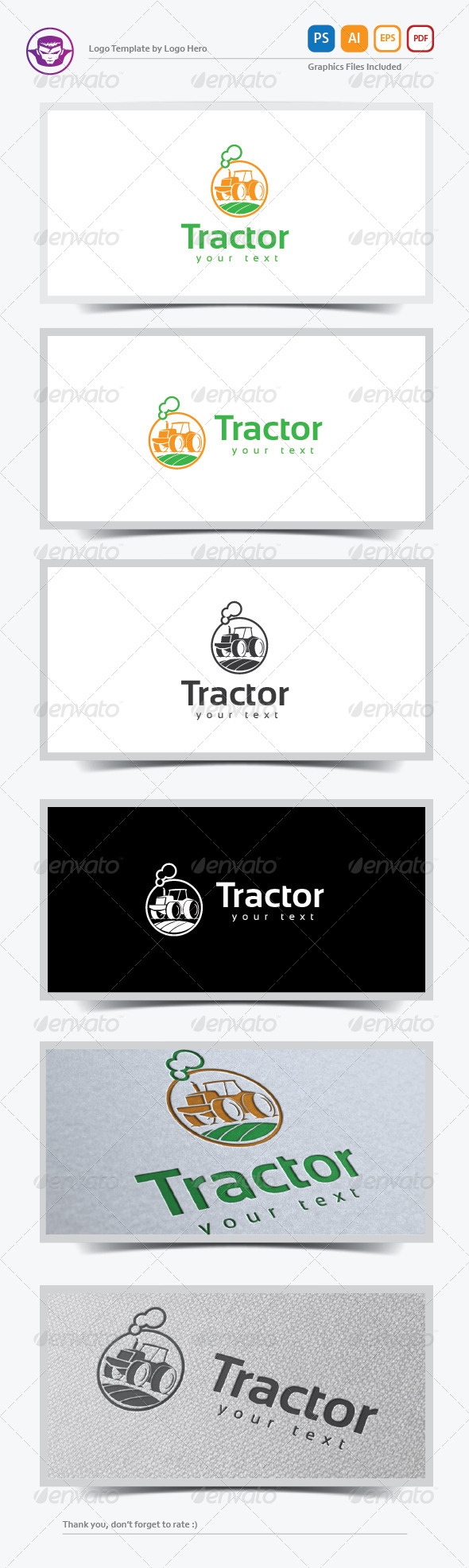 Tractor Logo Template