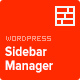 Custom Sidebar Manager - CodeCanyon Item for Sale