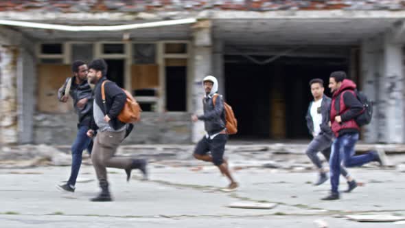 Arab Refugee Running