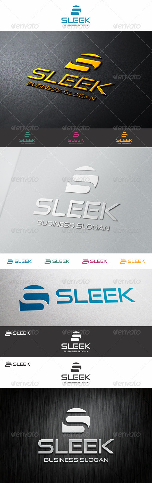 Sleek Logo Shape - S letter