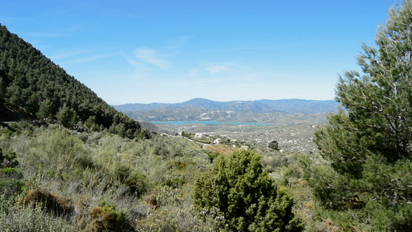 Mountains and Lake in Andalusia