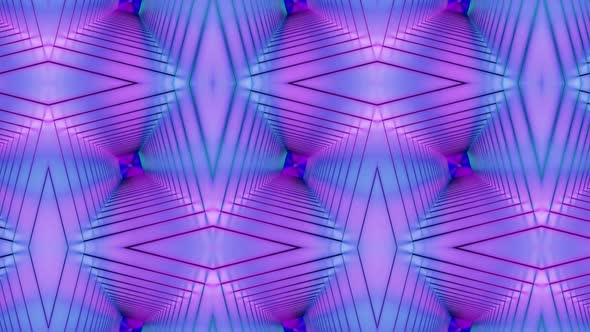 Blue Purple Color Zoom In Tunnel Pattern Background Animation