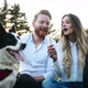 Romantic Happy Couple in Love Enjoying Their Time with Pets - VideoHive Item for Sale