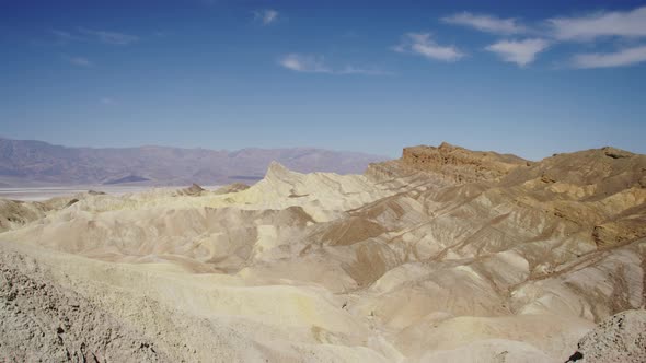 Erosional landscape in Death Valley