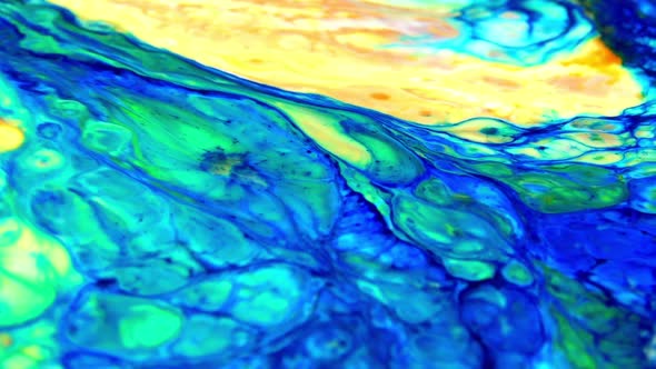 Vibrant Colours Paint Swirling Explosion alt