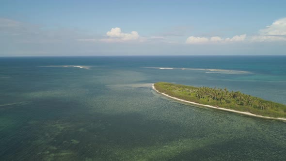 Tropical Island Tanduyong with Beach