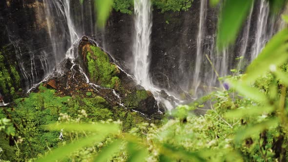 Tiered Tumpak Sewu Waterfalls