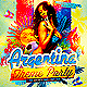 Argentina Themed Party Flyer Template  - GraphicRiver Item for Sale