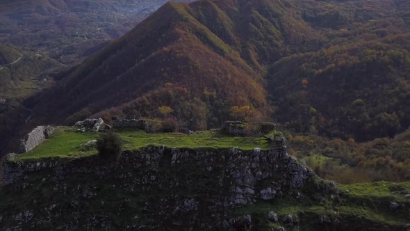 The old Town in the Mountains