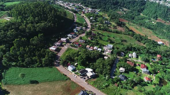 Road at Small Town