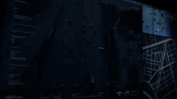 Drone is following car on highway. The unknown object is identified in the trunk alt