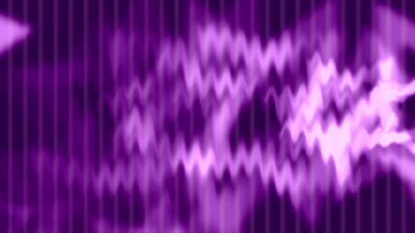 Purple star in wave pattern animation