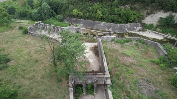 Aerial Old Dam