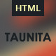 Taunita - Creative HTML5 Template - ThemeForest Item for Sale