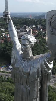 Motherland Monument in Kyiv Ukraine