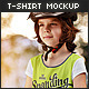 Little Girl / T-Shirt Mock-Up - GraphicRiver Item for Sale