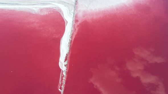 Water Pink Surface Aerial