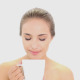 Beautiful Model Drinking Mug Of Coffee - VideoHive Item for Sale